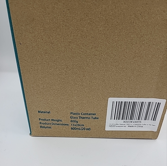 Okethermo Red Thermo Vase Coffee Thermos Carafe - Picture 5 of 5